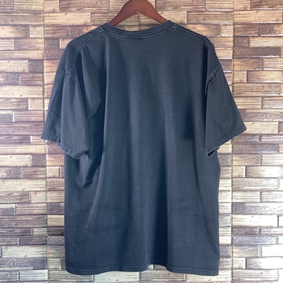 Unisex XL Black Embroidered Fired Up For Jesus Heavy Blend T Shirt - Picture 3 of 8